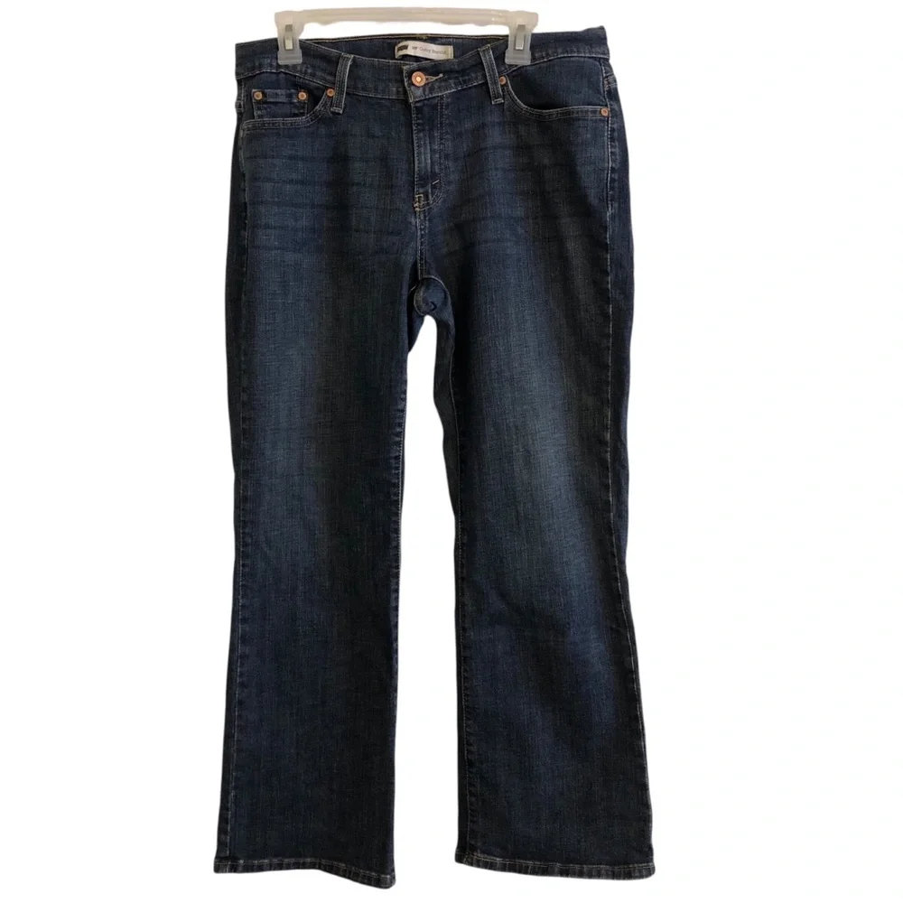 Levi's Blue Boot Cut Jeans Classic Denim Style